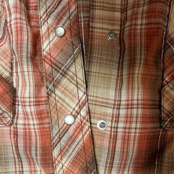 Rustler by Wrangler Men’s small pearl button up short sleeve - Picture 1 of 6